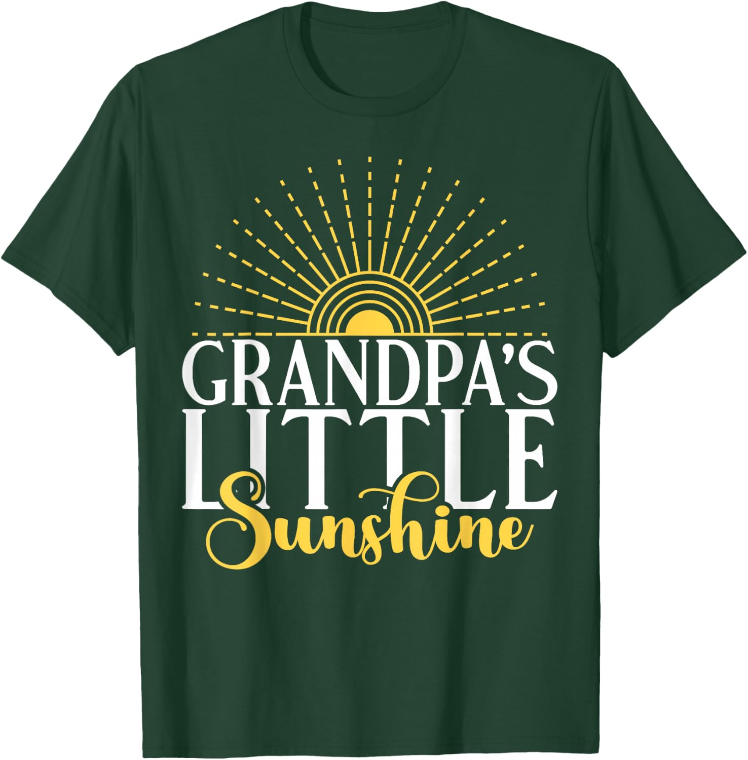 Grandpas little Sunshine Grandson T-Shirt - T-Shirt | Forest