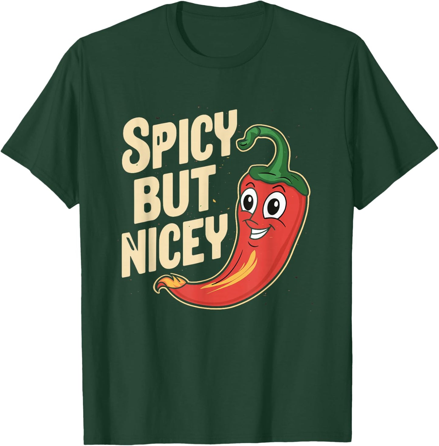 Spicy Food Lover Chili Peppers Chef Spice Scoville scale T-Shirt - T-Shirt | Forest