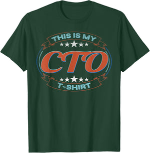 Retro Profession This Is My CtO T-Shirt - T-Shirt | Forest