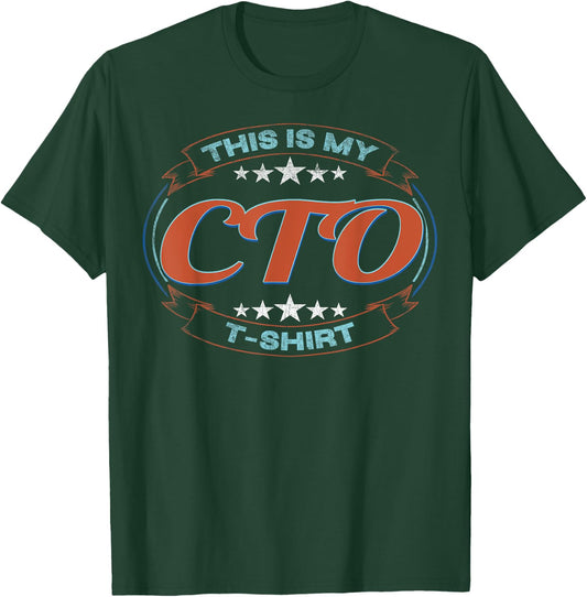 Retro Profession This Is My CtO T-Shirt - T-Shirt | Forest