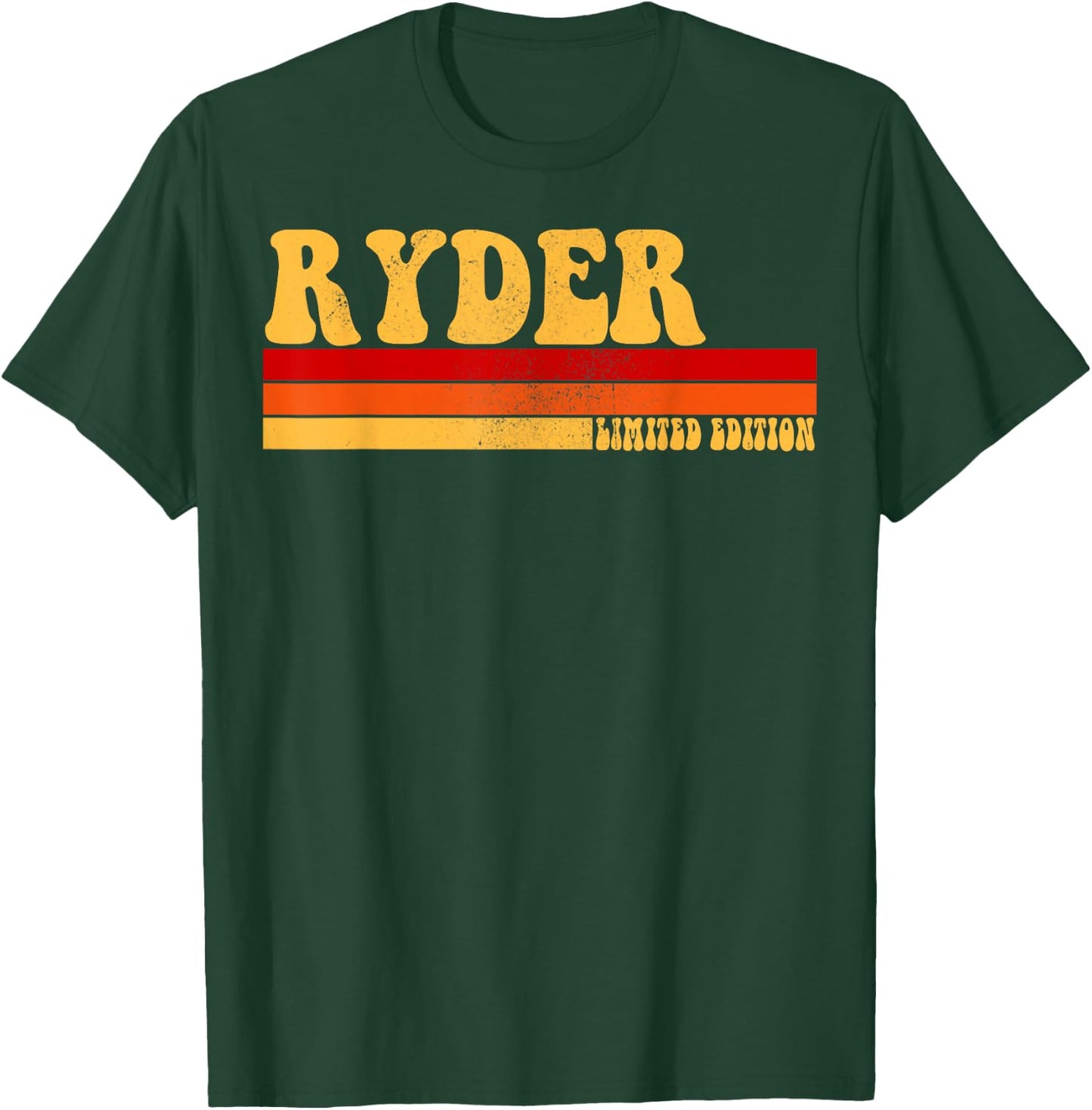 RYDER Name Personalized Idea Men Retro Vintage RYDER T-Shirt - T-Shirt | Forest