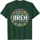 Jehovah Jireh - God is Our Provider Colorful Graphic T-Shirt - T-Shirt | Forest