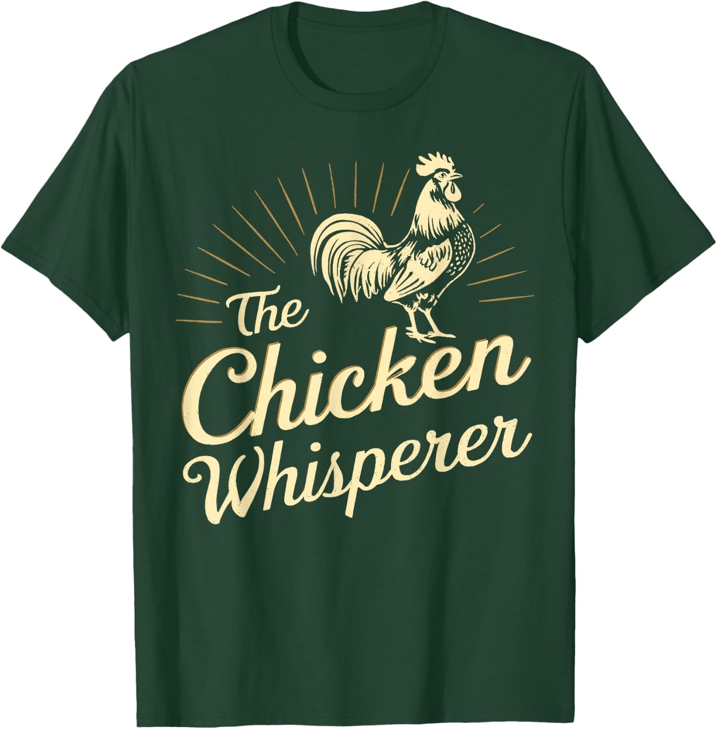 Chicken Whisperer Farm Funny Gifts For Chicken Lover Farmer T-Shirt - T-Shirt | Forest