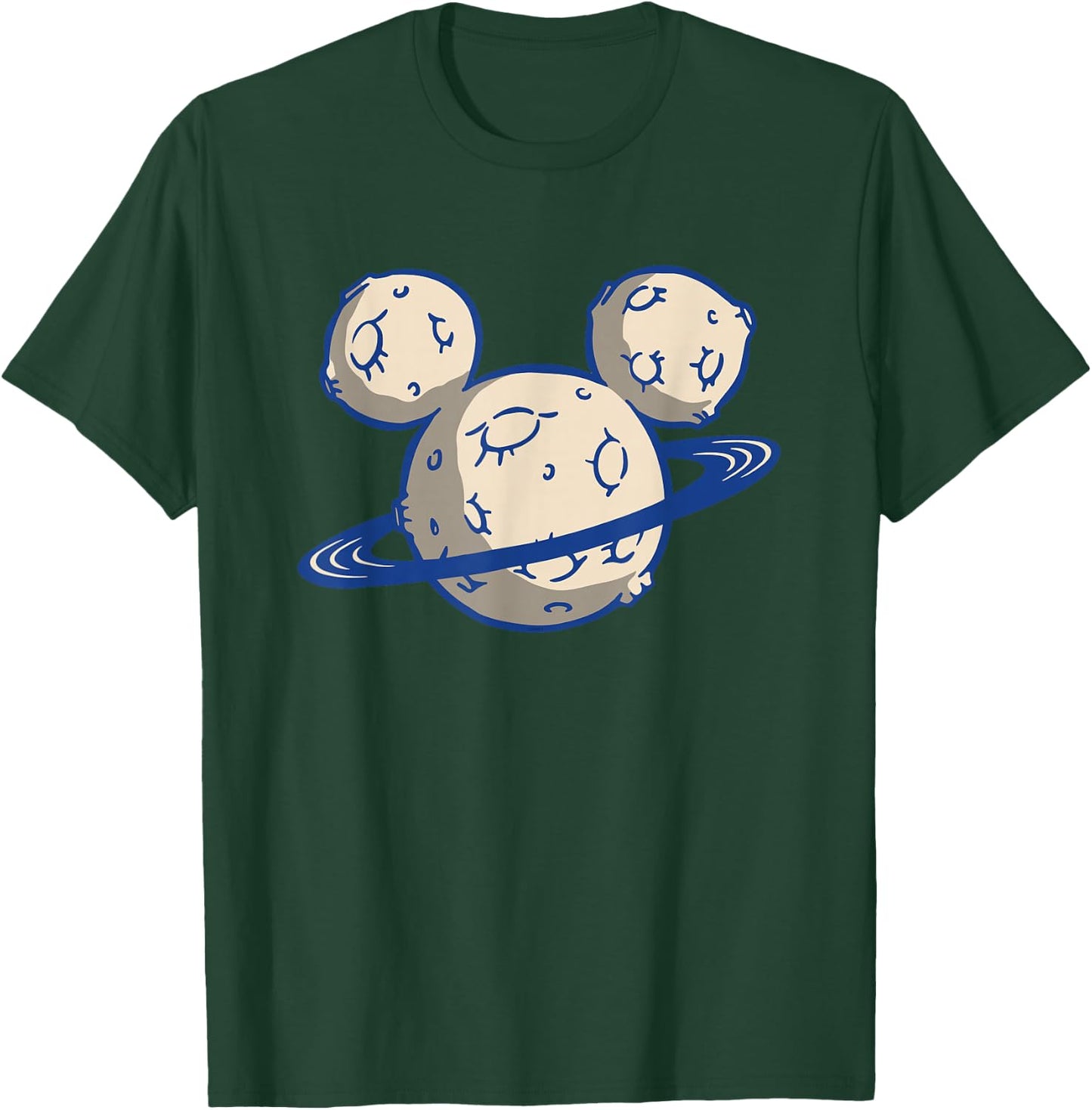 Disney Mickey Mouse Icon Planetary T-Shirt - T-Shirt | Forest