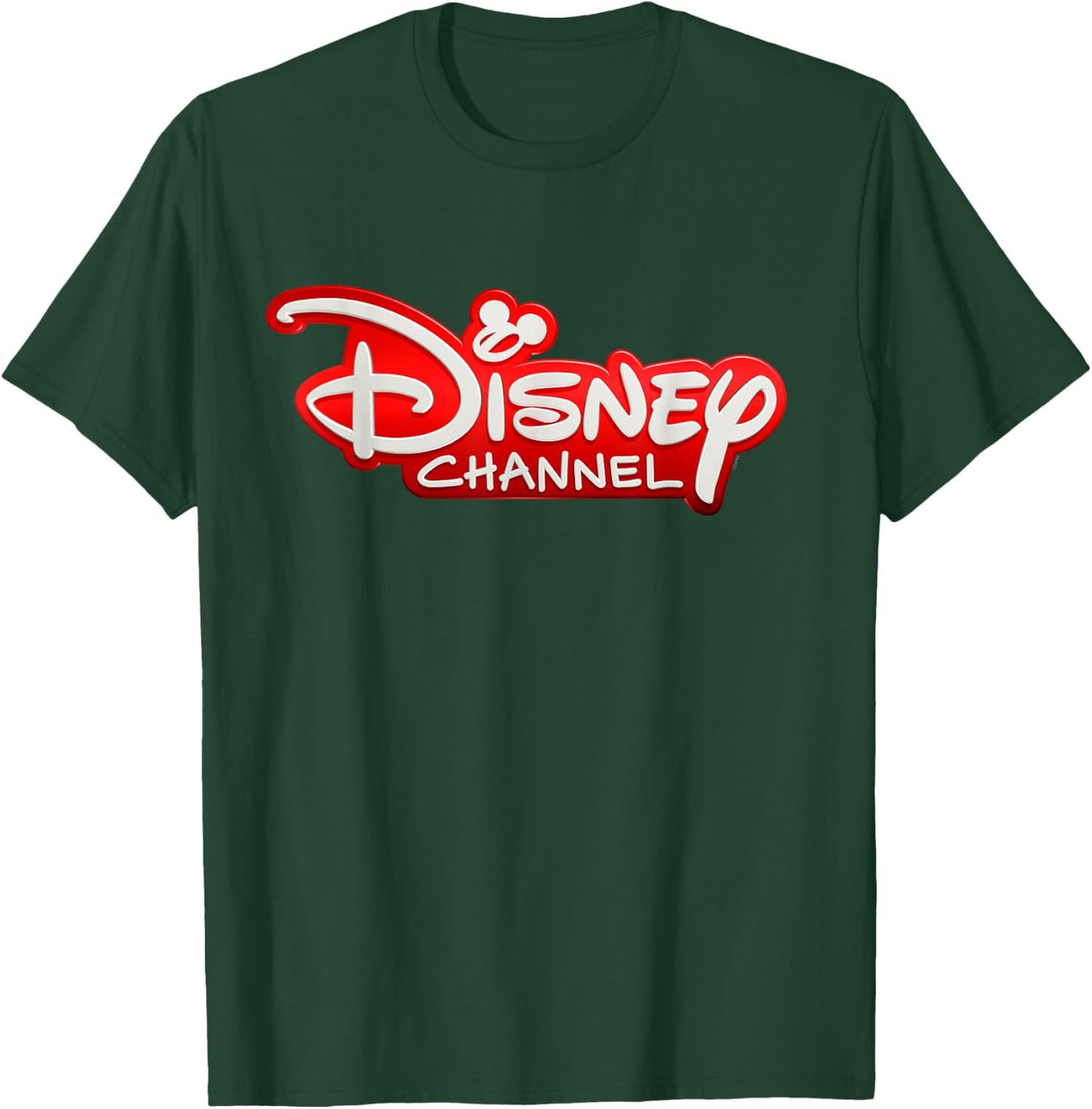 Disney Channel Official Modern Red Logo T-Shirt - T-Shirt | Forest