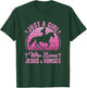 Horse-Shirt Just A Girl Who Loves Jesus & Horses Kids Girls T-Shirt - T-Shirt | Forest