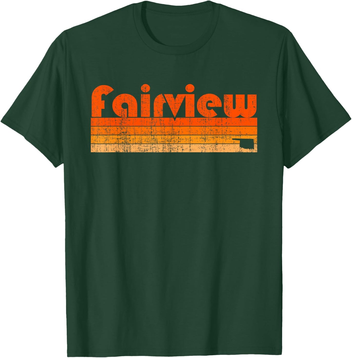 Fairview, Oklahoma Retro 80s Style T-Shirt - T-Shirt | Forest