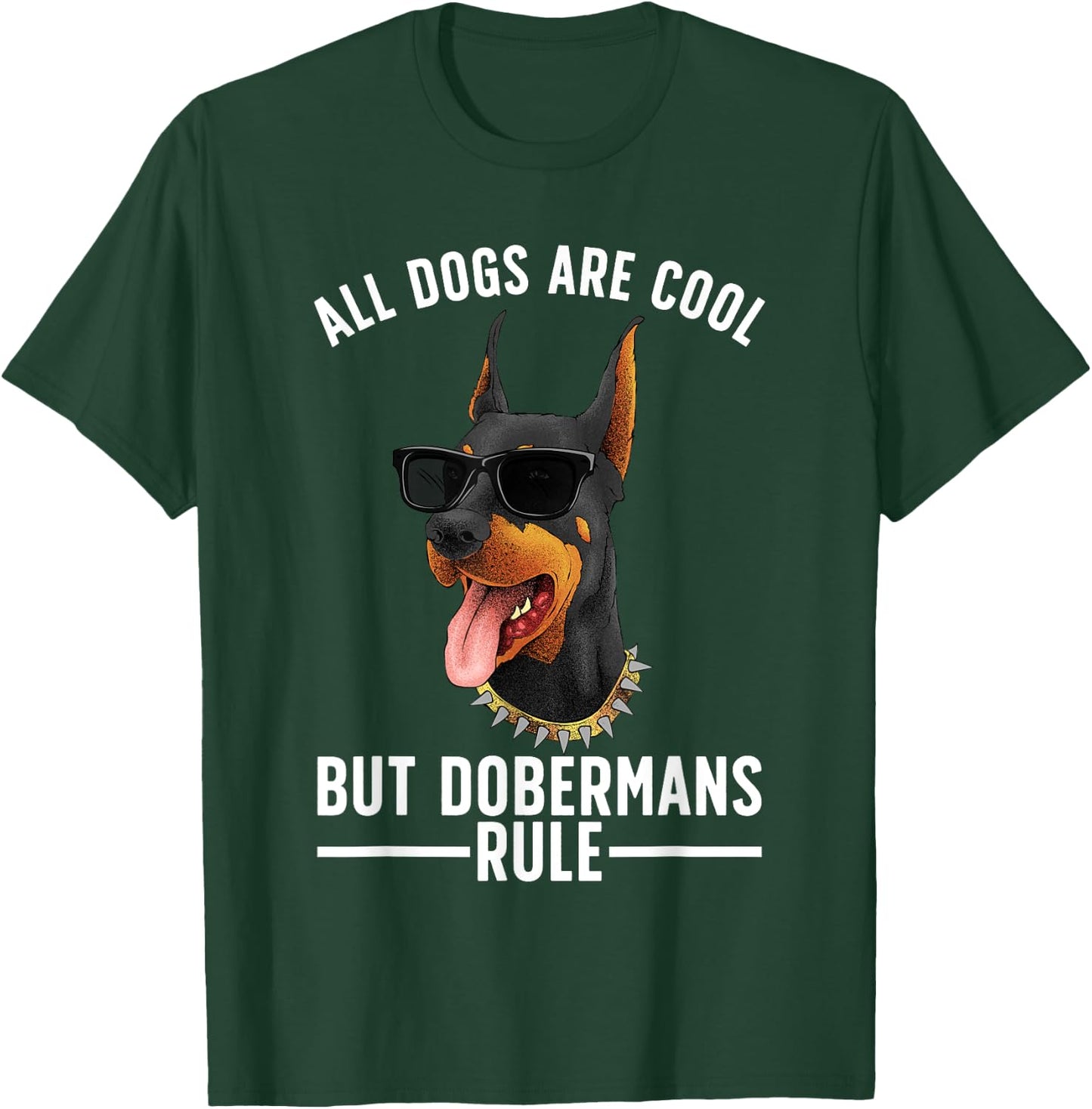 Cool Doberman Women Dobie Pinscher Puppy Dog Lovers T-Shirt - T-Shirt | Forest