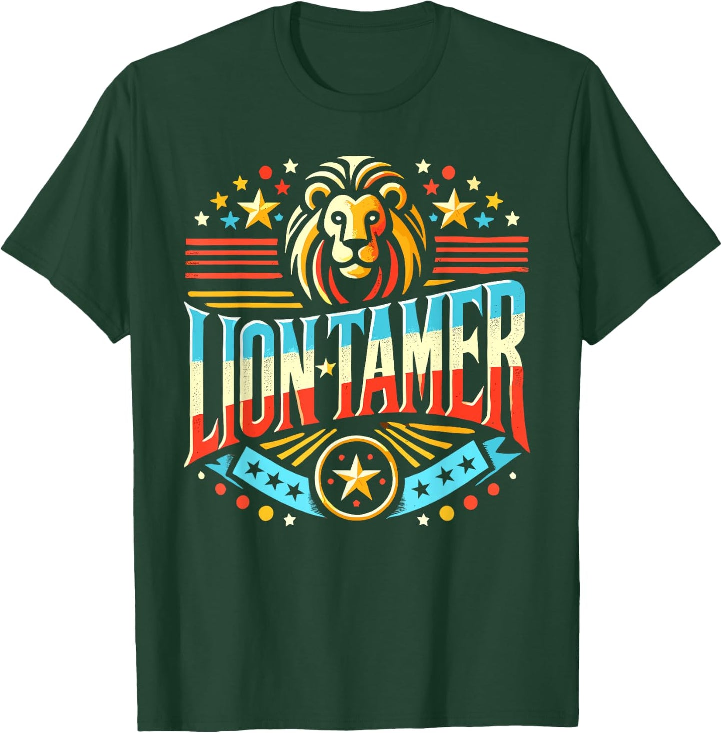 Lion Tamer Shirt Men Women Costume Ringmaster Costume T-Shirt - T-Shirt | Forest