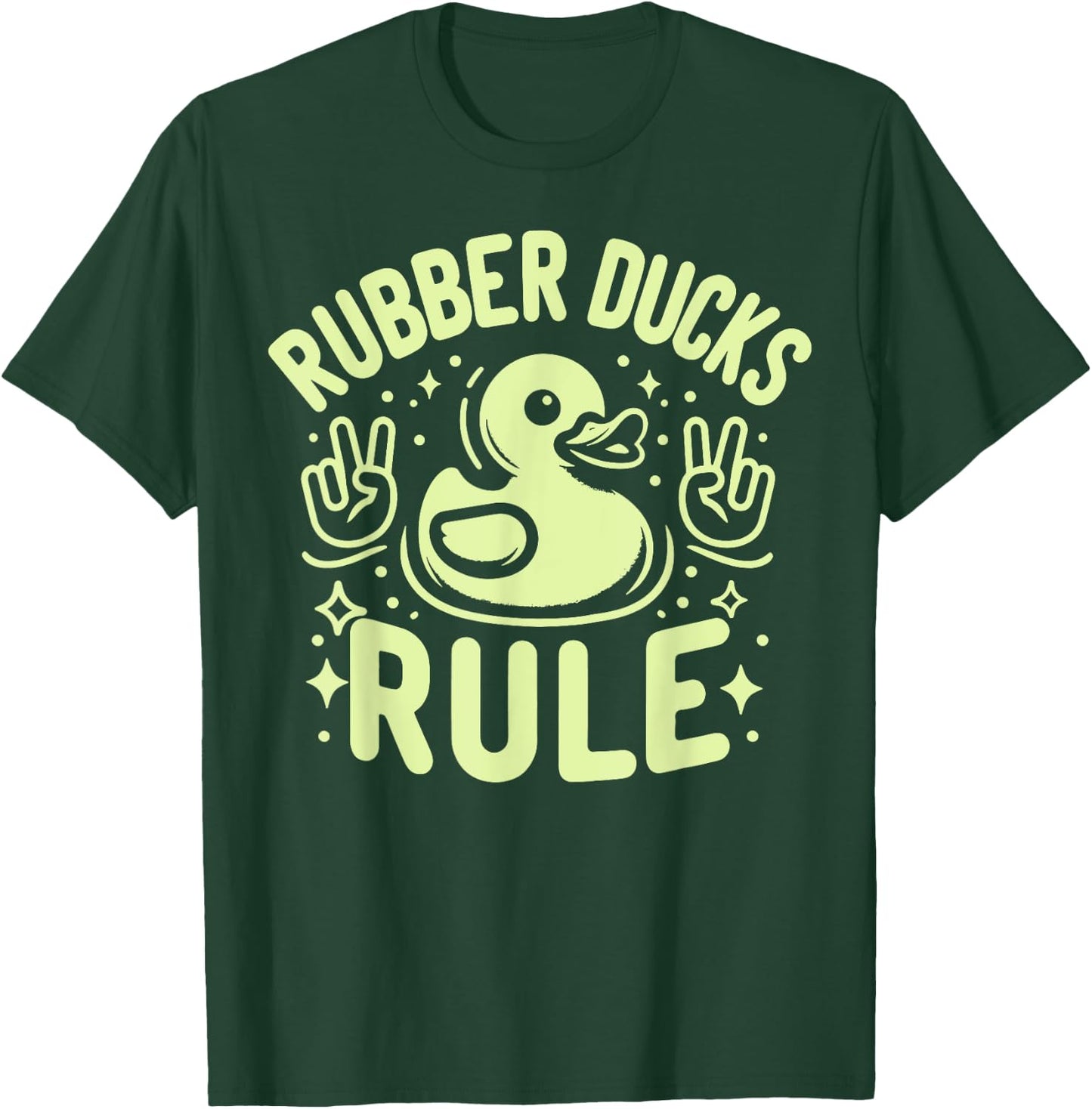 Rubber Duck Gifts Rubber Duck - -Adults & -Kids, Black, Small, Short Sleeve T-Shirt - T-Shirt | Forest
