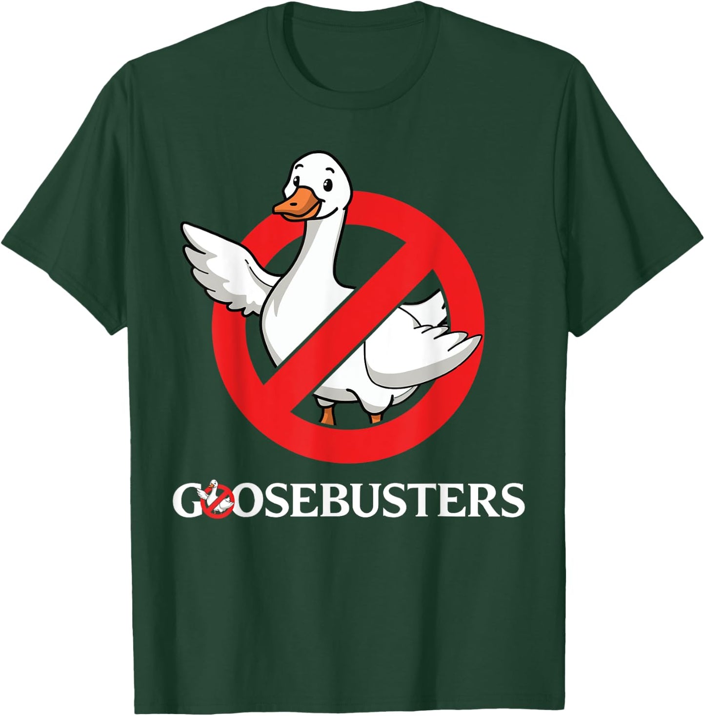Funny Goose lover Goosebusters movie fan silly halloween gag T-Shirt - T-Shirt | Forest