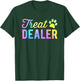 Dog Treat Dealer Dog Owner Dog Treats Tie Dye Dog Lover T-Shirt - T-Shirt | Forest