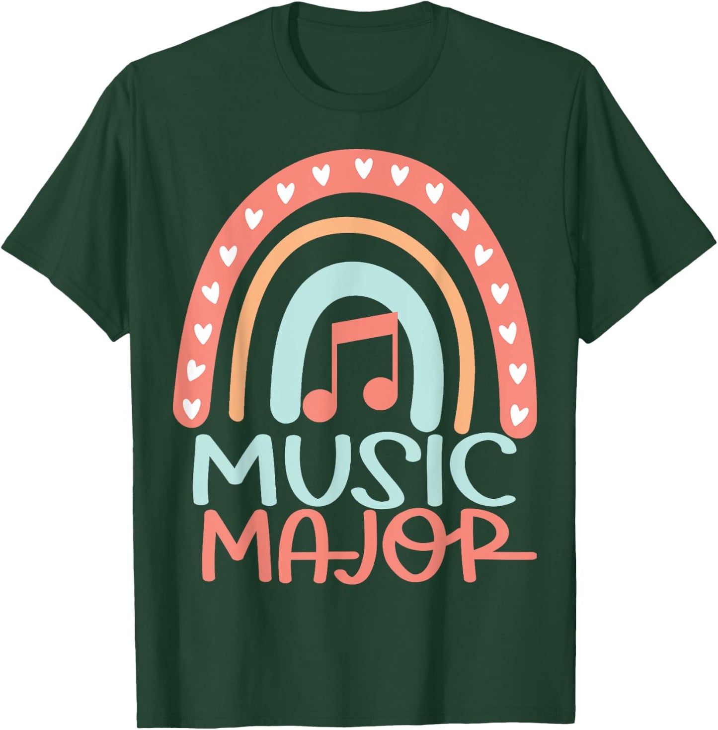 Music Major College T-Shirt - T-Shirt | Forest