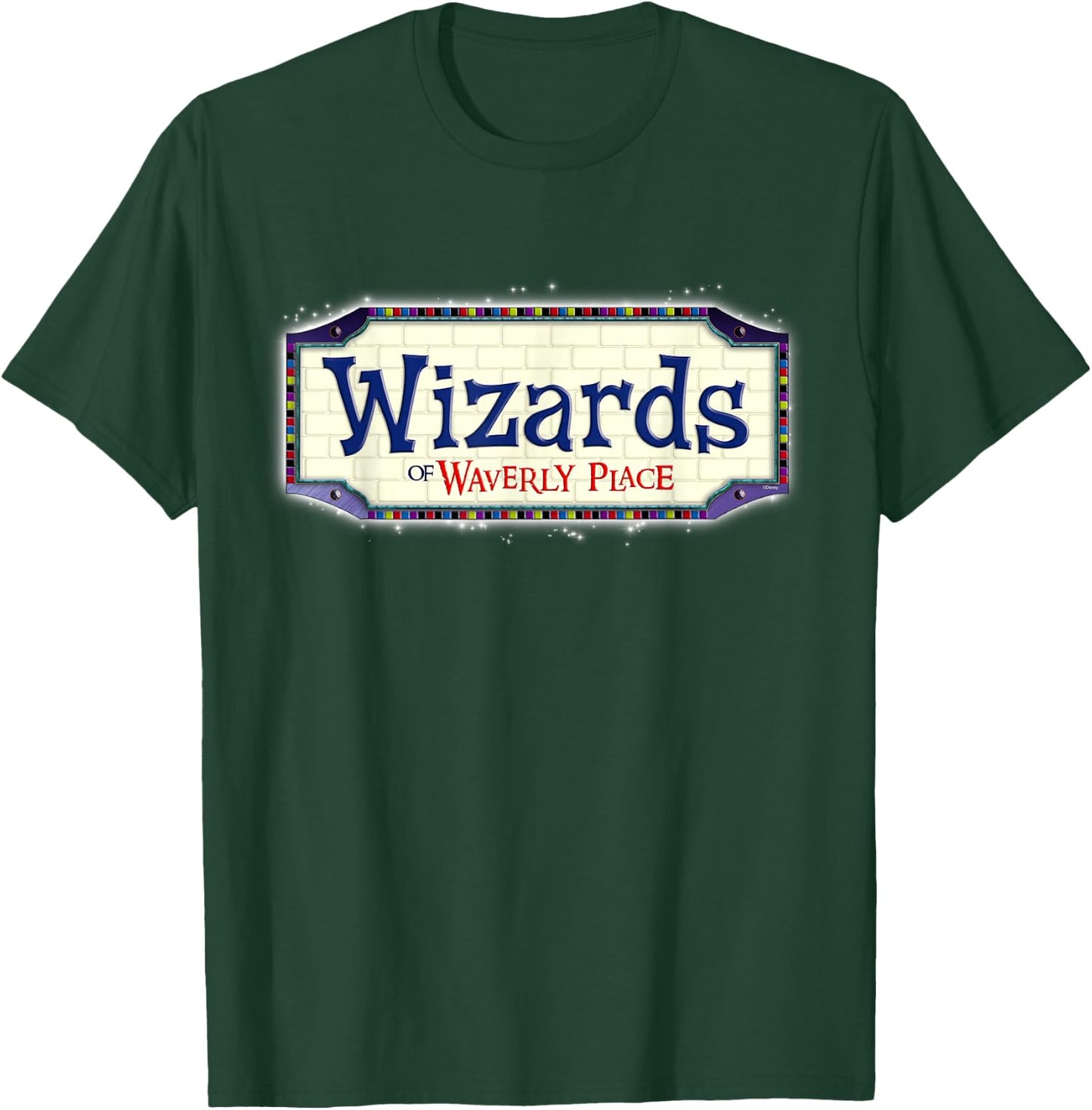 Disney Channel Official Wizards of Waverly Place Logo T-Shirt - T-Shirt | Forest