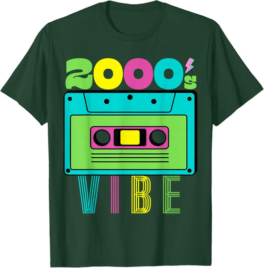 2000's Vibe Theme Party 2000s Costume Early 2000s 90's Tape T-Shirt - T-Shirt | Forest