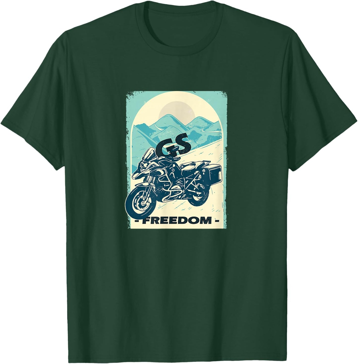 GS Motorcycle - R1200GS Enduro Biker Motorcycle GS Gift T-Shirt - T-Shirt | Forest
