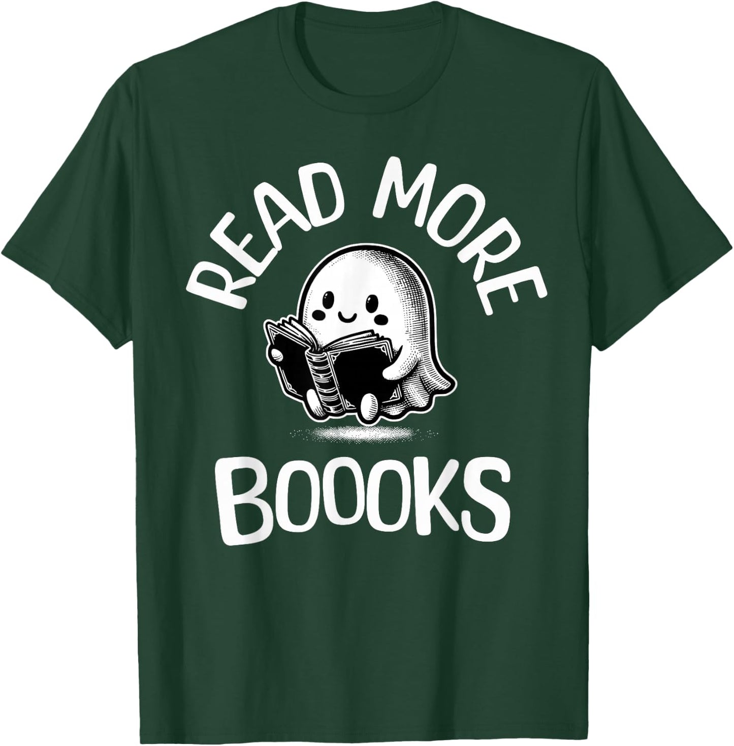 Vintage Halloween Teacher Women Reading Read More Books T-Shirt - T-Shirt | Forest