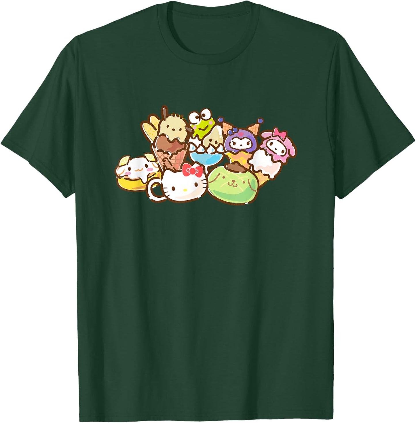 Hello Kitty and Friends Snacks T-Shirt - T-Shirt | Forest