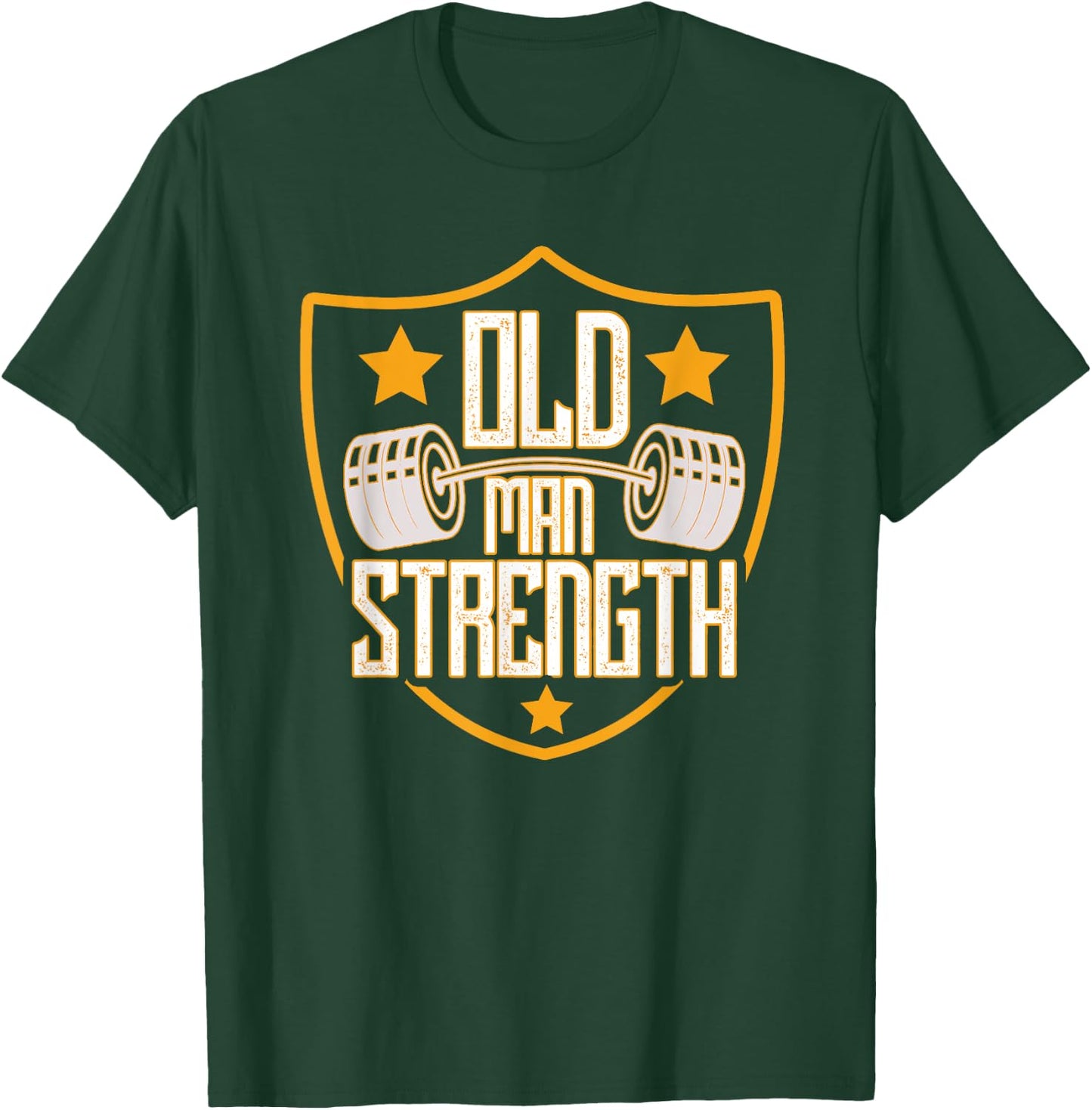 Old Man Strength Gym Father's Day Gift Dad T-Shirt - T-Shirt | Forest