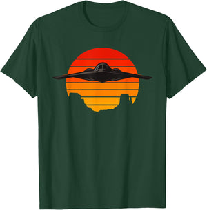 B-2 Spirit Stealth Bomber Military Plane Aircraft Design T-Shirt - T-Shirt | Forest