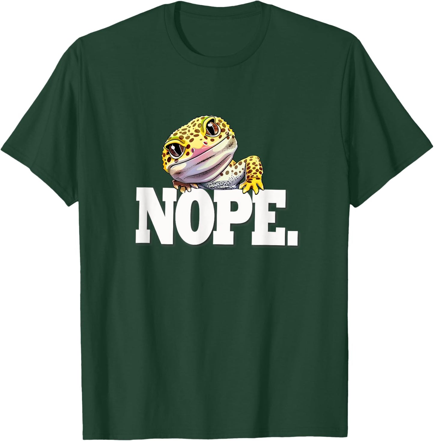 Reptile NOPE Leopard Gecko Lover T-Shirt - T-Shirt | Forest
