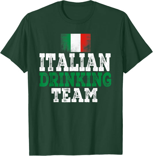 Italian Drinking Team With Skål Italian Drinking Team T-Shirt - T-Shirt | Forest