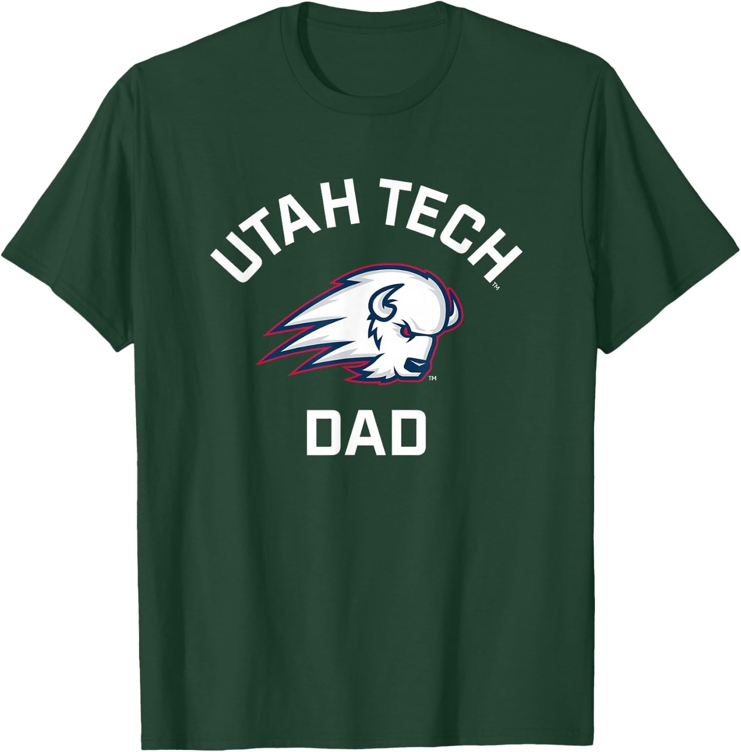 Utah Tech Trailblazers Arched Dad T-Shirt - T-Shirt | Forest