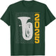 Class of 2025 Senior Tuba for Tuba Player T-Shirt - T-Shirt | Forest