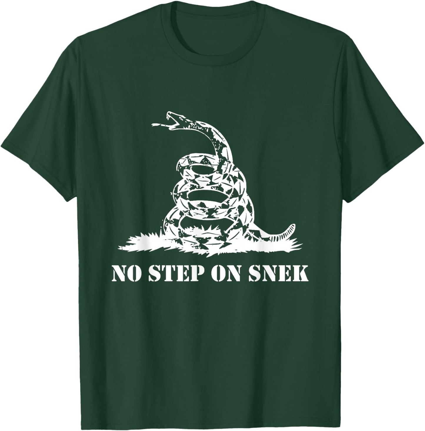 Funny No Step On Snek T-Shirt - T-Shirt | Forest