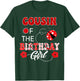 Cousin Of The Birthday Girl Family Matching Ladybug Birthday T-Shirt - T-Shirt | Forest