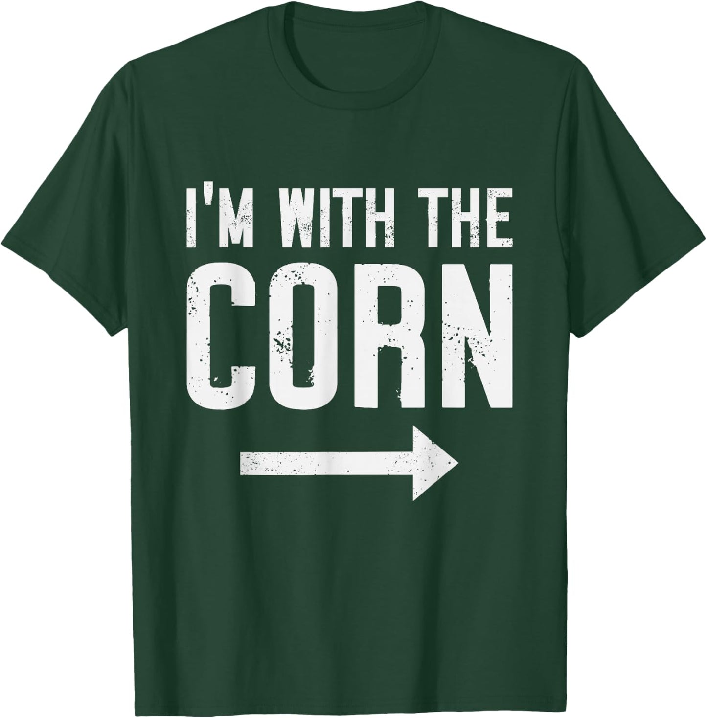 I'm With Corn Halloween Costume Party Matching Outfits T-Shirt - T-Shirt | Forest