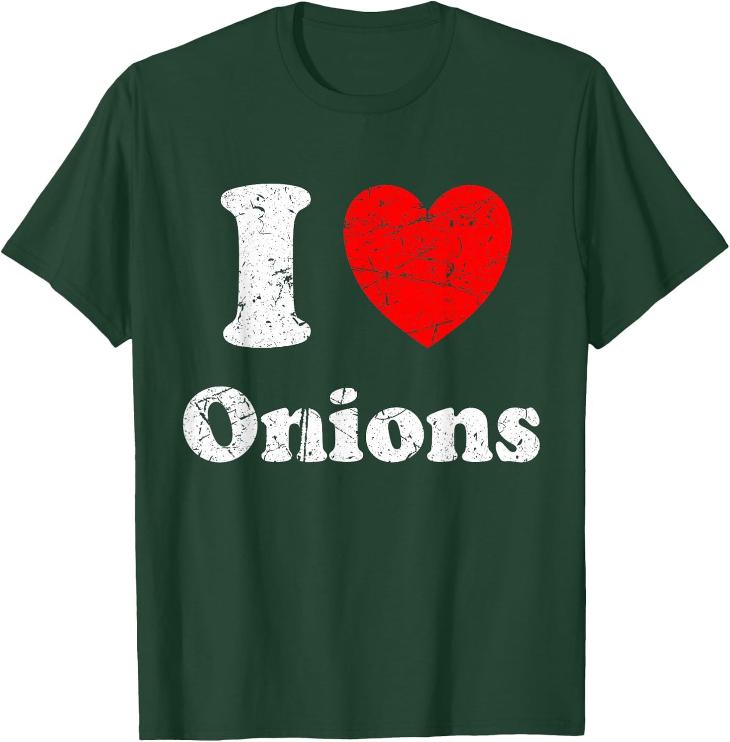 I Love Onions Graphic T-Shirt - T-Shirt | Forest