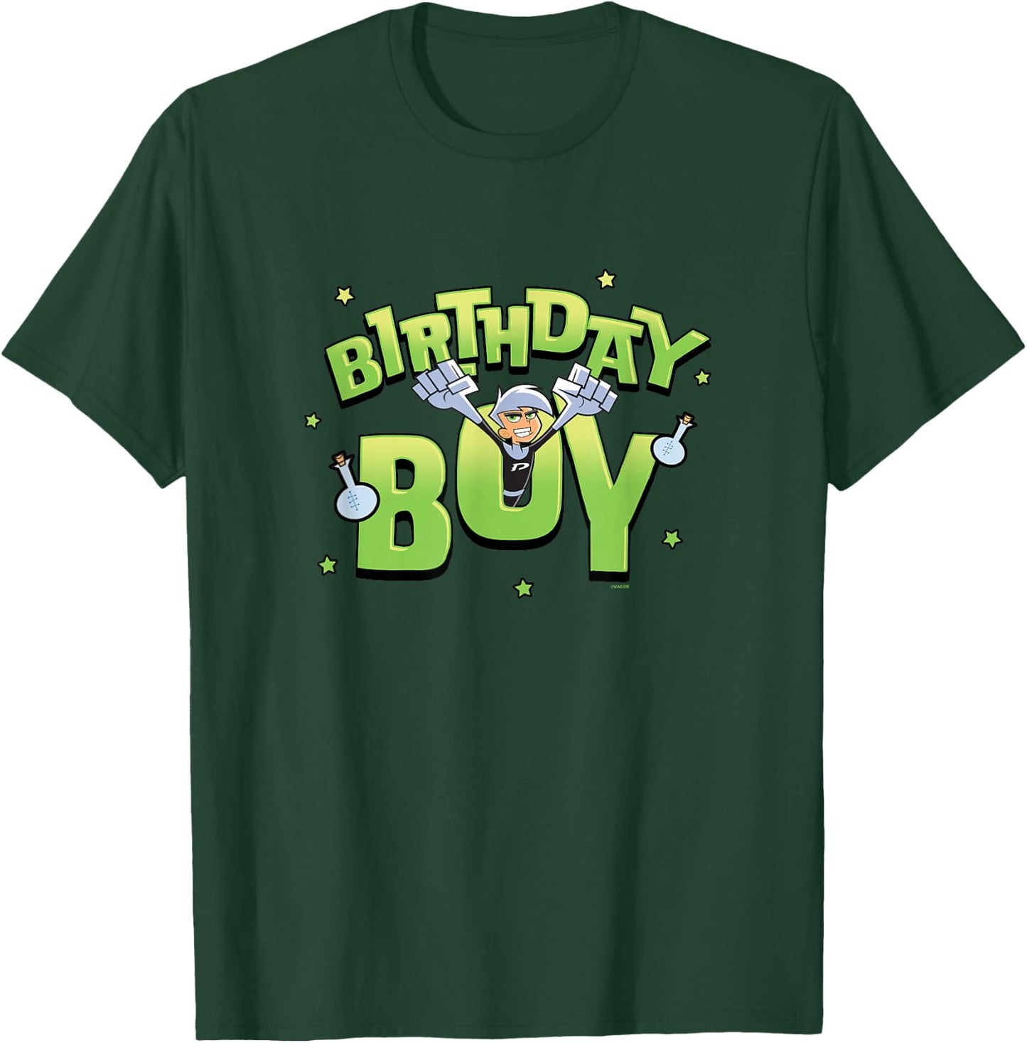 Danny Phantom Birthday Boy Ghostly Logo T-Shirt - T-Shirt | Forest
