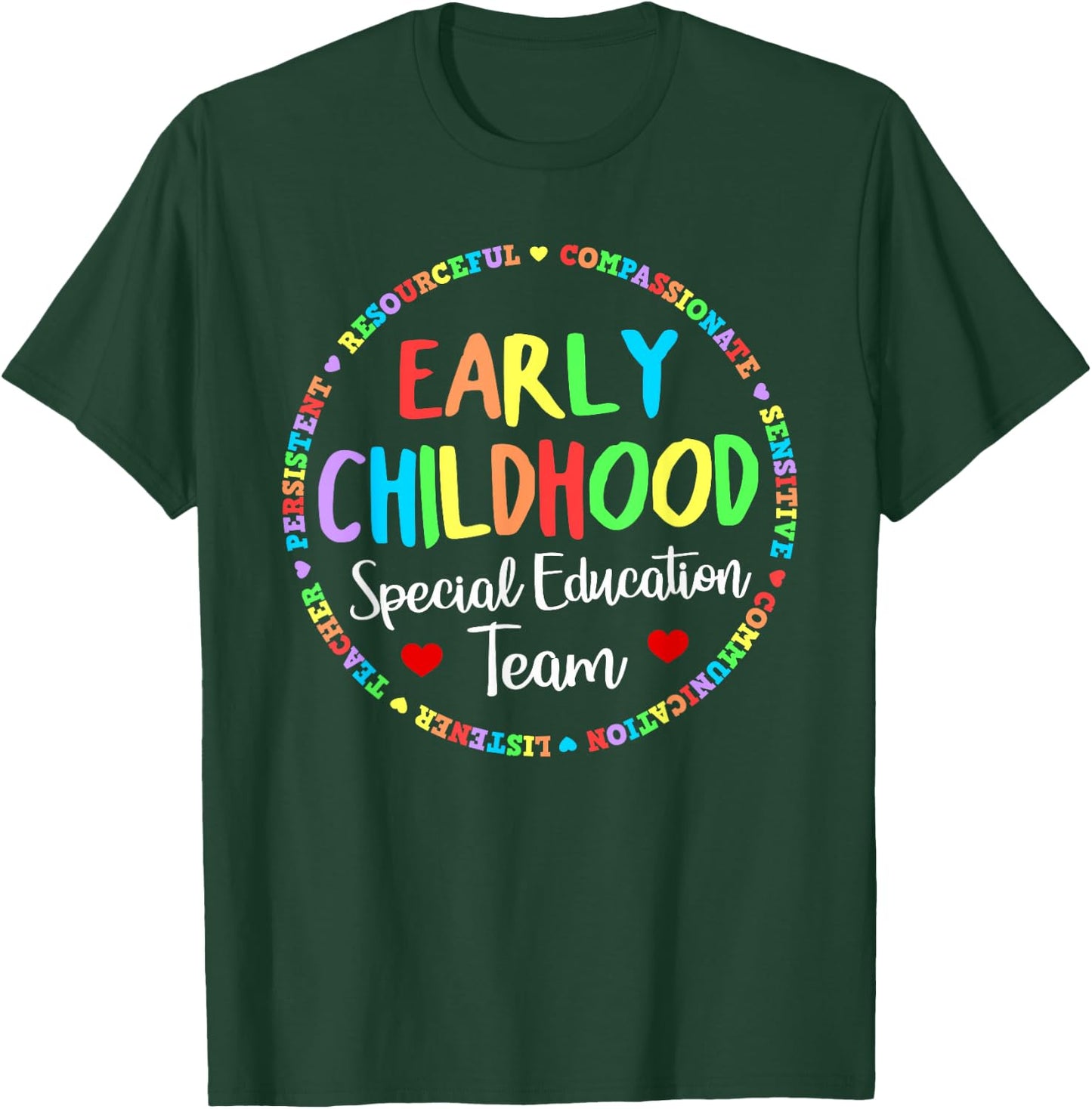 ECSE Early Childhood Education Special Education School T-Shirt - T-Shirt | Forest