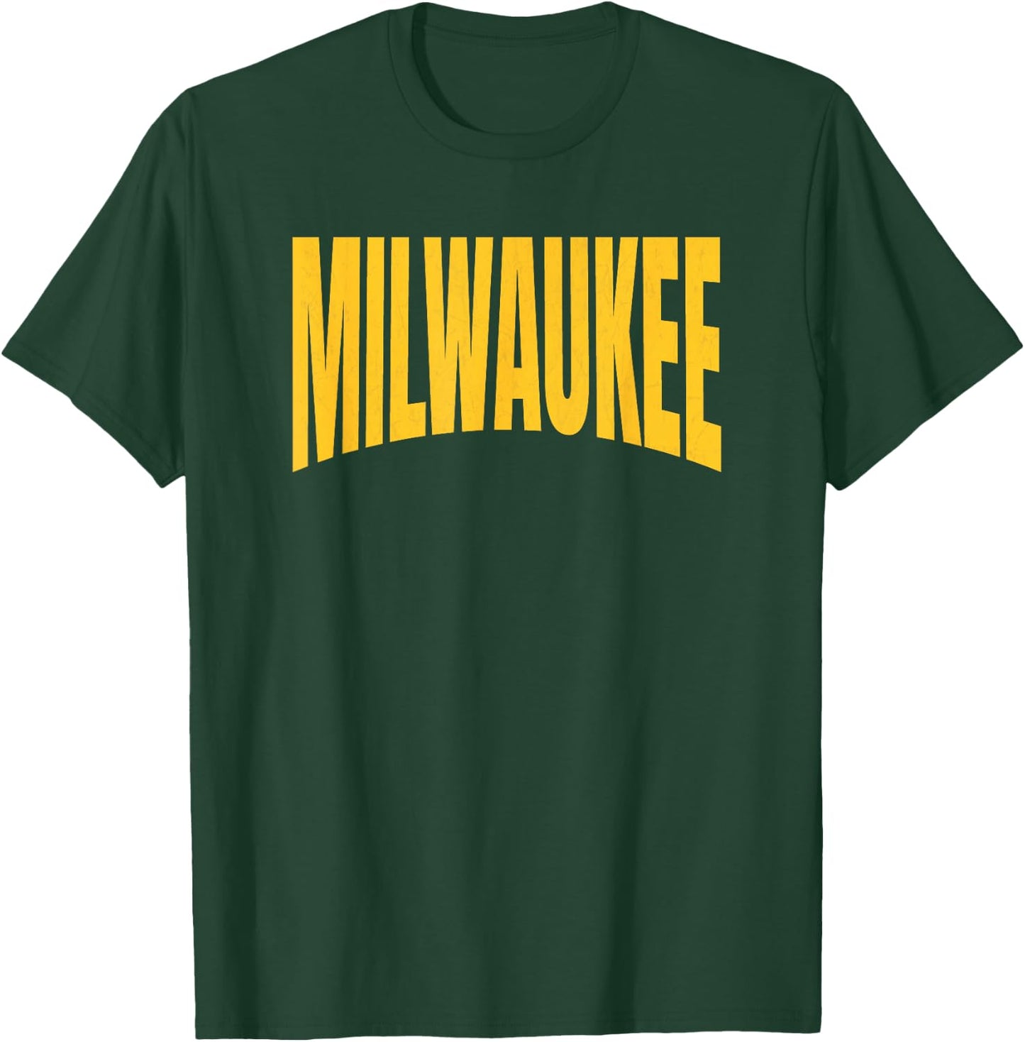 Basic Milwaukee Yellow Blue Traditional Milwaukee Classic T-Shirt - T-Shirt | Forest