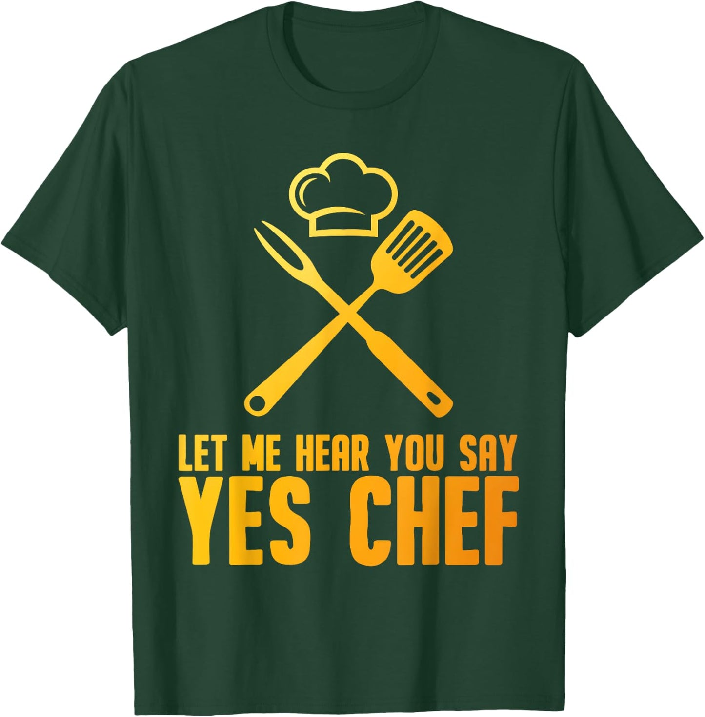 Funny Chef Design Women Kitchen Cook Culinary Chef T-Shirt - T-Shirt | Forest