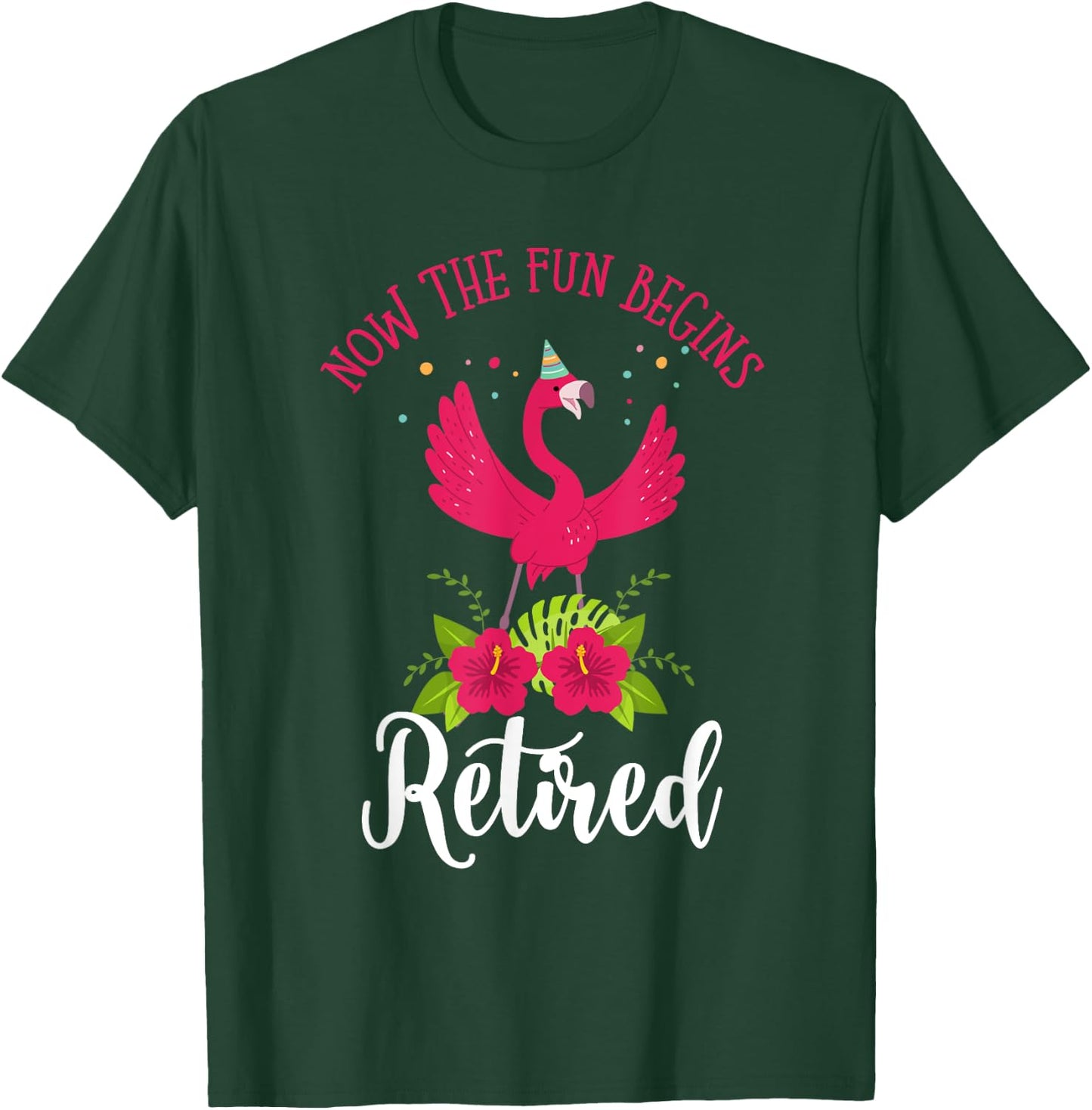 Retired Women or Retired Grandma or Flamingo Retirement 2022 T-Shirt - T-Shirt | Forest