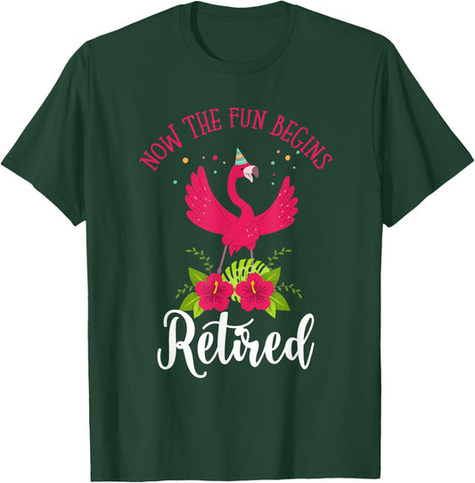 Retired Women or Retired Grandma or Flamingo Retirement 2022 T-Shirt - T-Shirt | Forest
