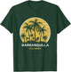 Colombia Barranquilla Design Women's Classic Fit Black Short Sleeve - Small T-Shirt - T-Shirt | Forest