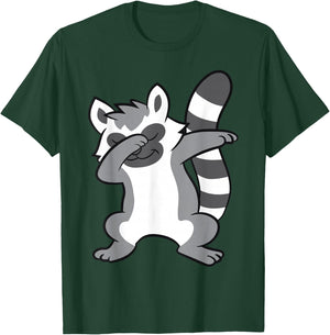 Dabbing Lemur Cute Ring-Tailed Lemur T-Shirt - T-Shirt | Forest