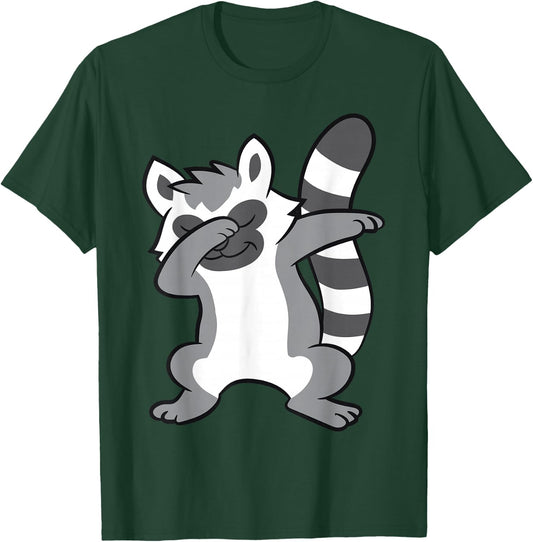 Dabbing Lemur Cute Ring-Tailed Lemur T-Shirt - T-Shirt | Forest