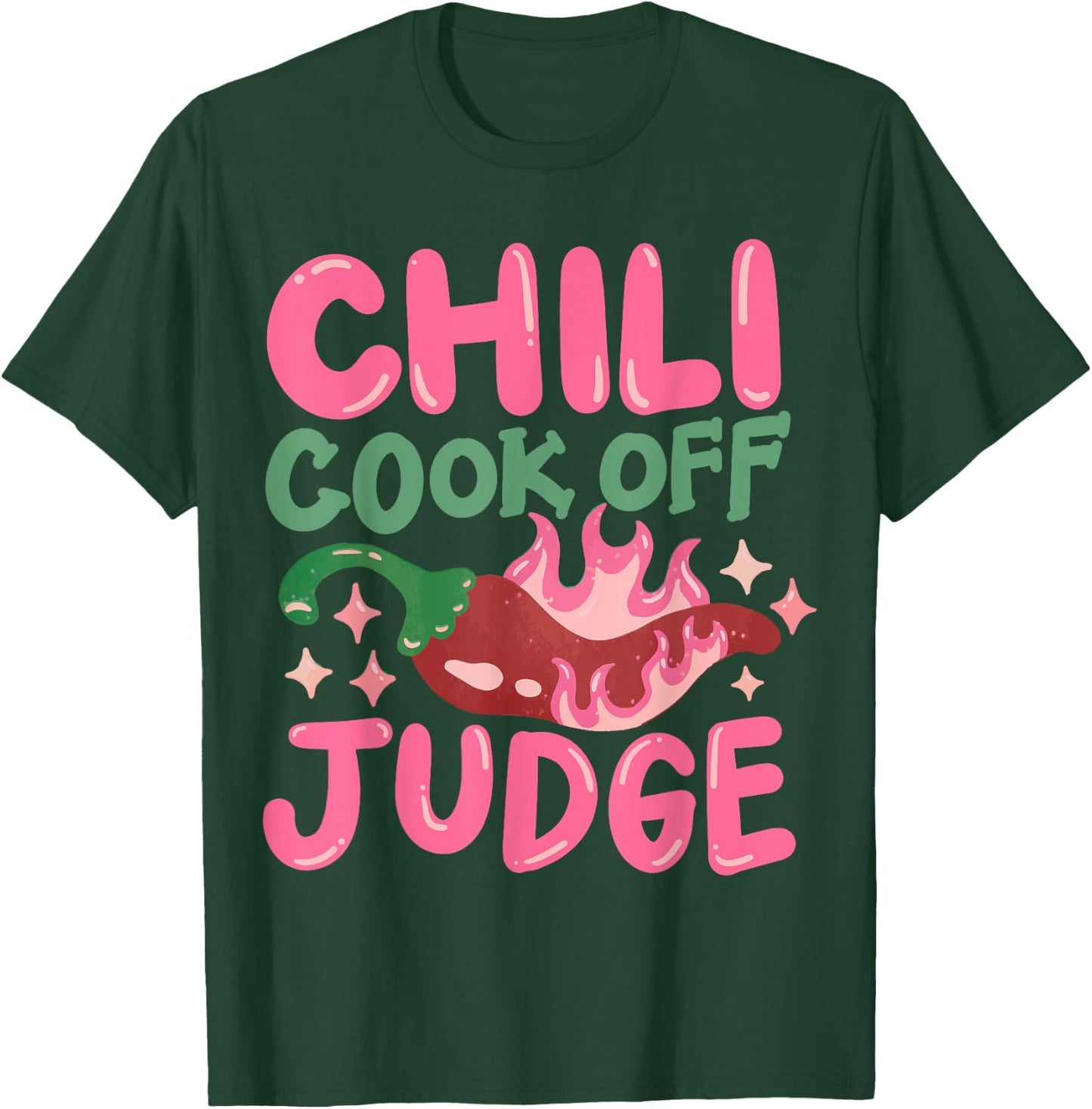 Chili Cook Off Judge Red Chili T-Shirt - T-Shirt | Forest