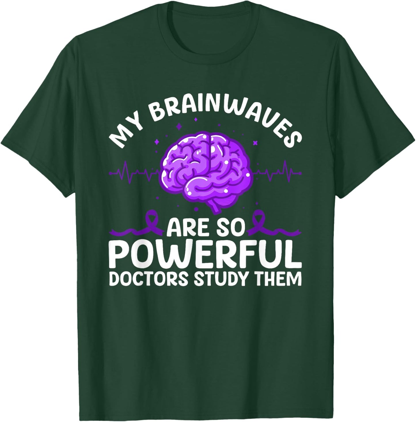 Cool Epilepsy Art Women Support Epilepsy Awareness T-Shirt - T-Shirt | Forest