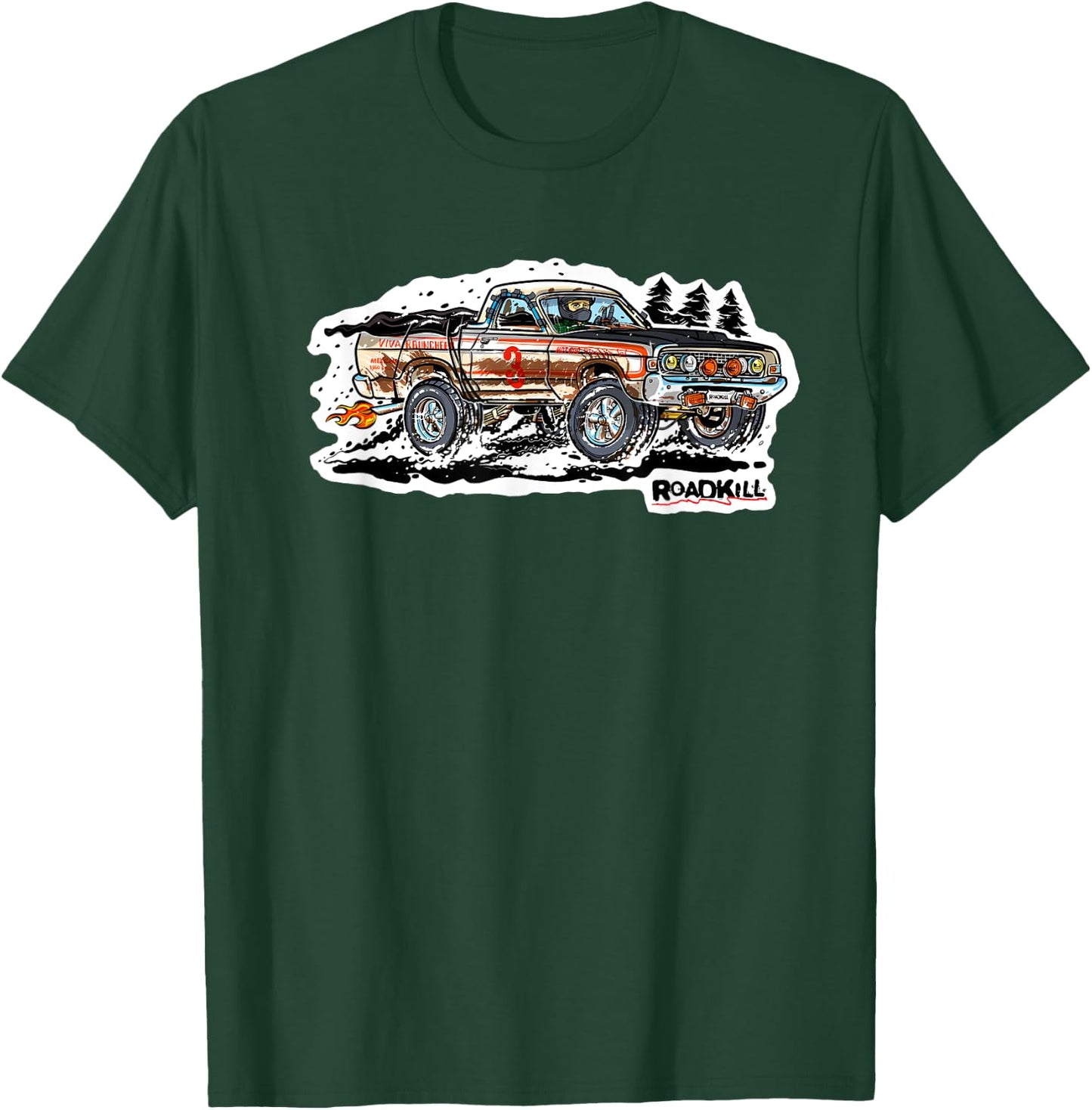 Motortrend Roadkill Raunchero , Small, Black T-Shirt - T-Shirt | Forest
