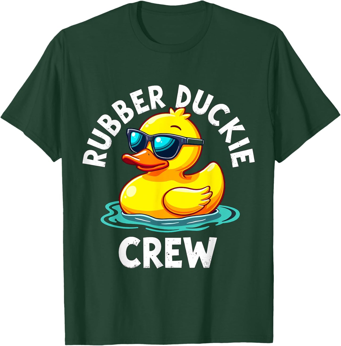 Rubber Duckie Crew T-Shirt - T-Shirt | Forest