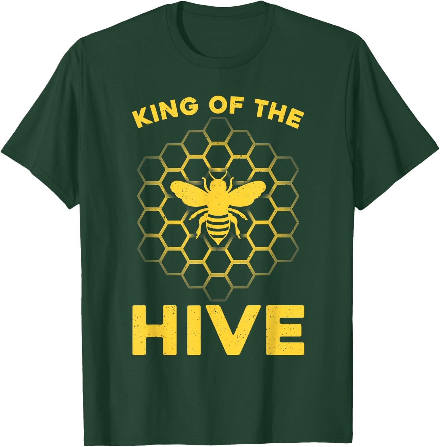 Funny Beekeeper Art Dad Bee Hive Honey Beekeeping T-Shirt - T-Shirt | Forest