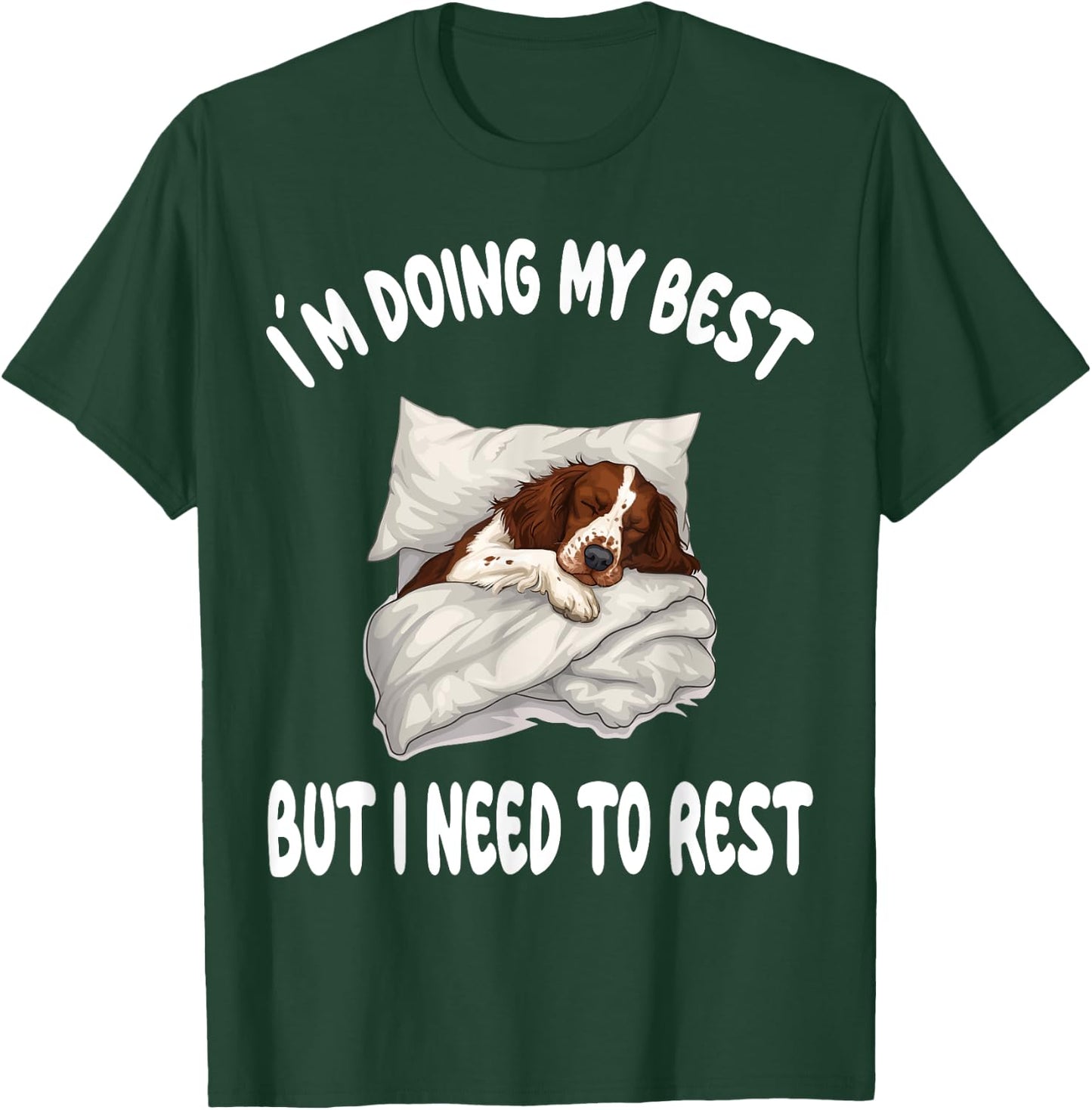 English Springer Spaniel Official Sleepshirt Pajamas T-Shirt - T-Shirt | Forest