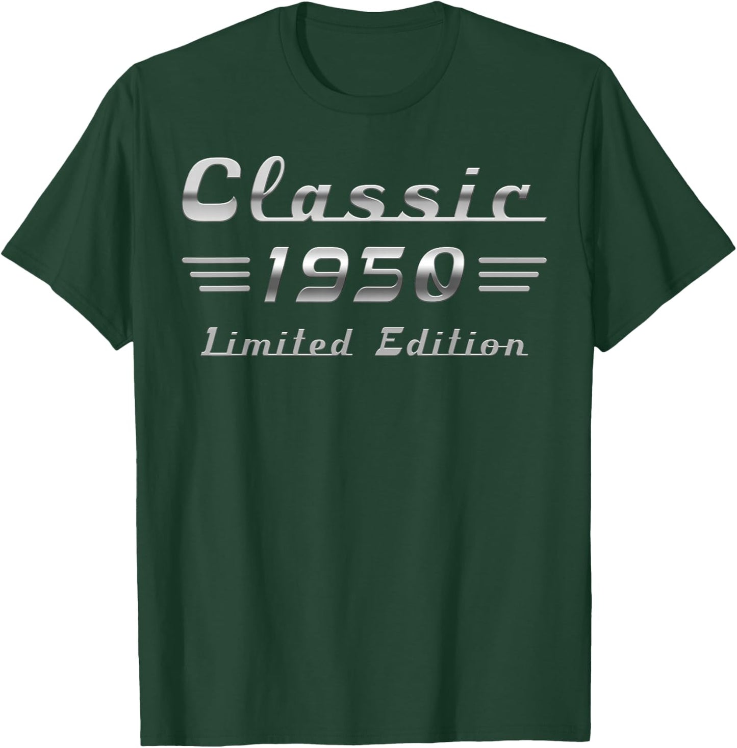 Classic 1950 Car 75th Birthday Limited Edition T-Shirt - T-Shirt | Forest