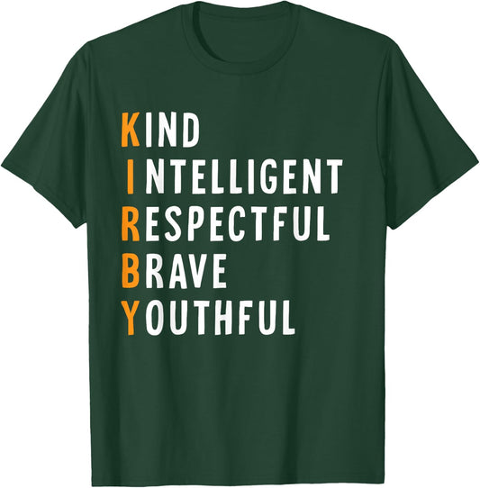 Kirby Name Definition Meaning Funny Birthday T-Shirt - T-Shirt | Forest