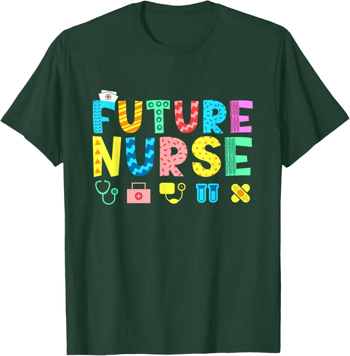 Future Nurse Kid's Career T-Shirt - T-Shirt | Forest